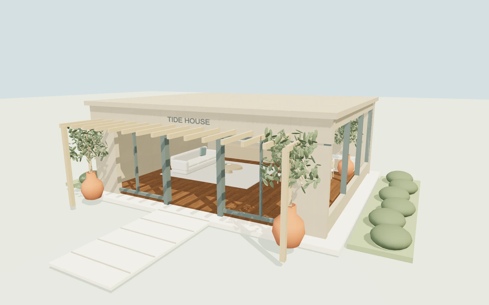TIDE HOUSE original 3D exterior